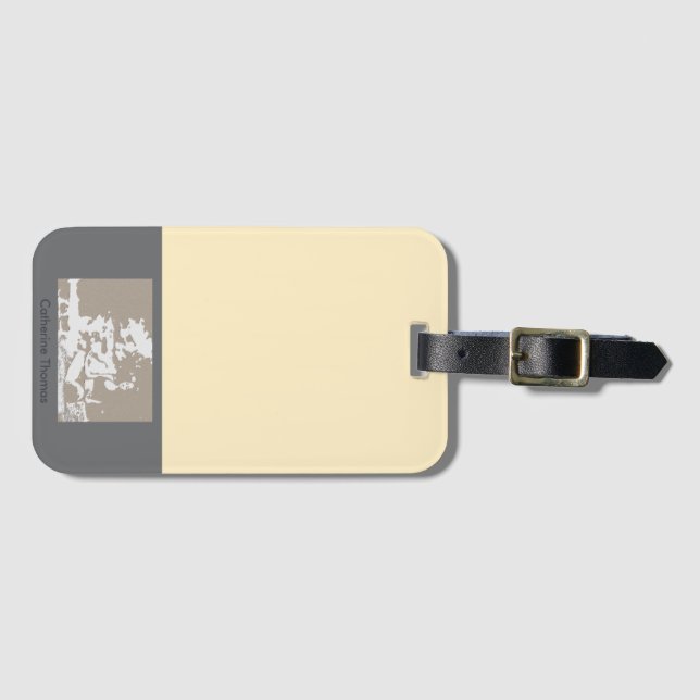 My Favorite Yoga Teacher Gepäckanhänger (Vorderseite (Horizontal))