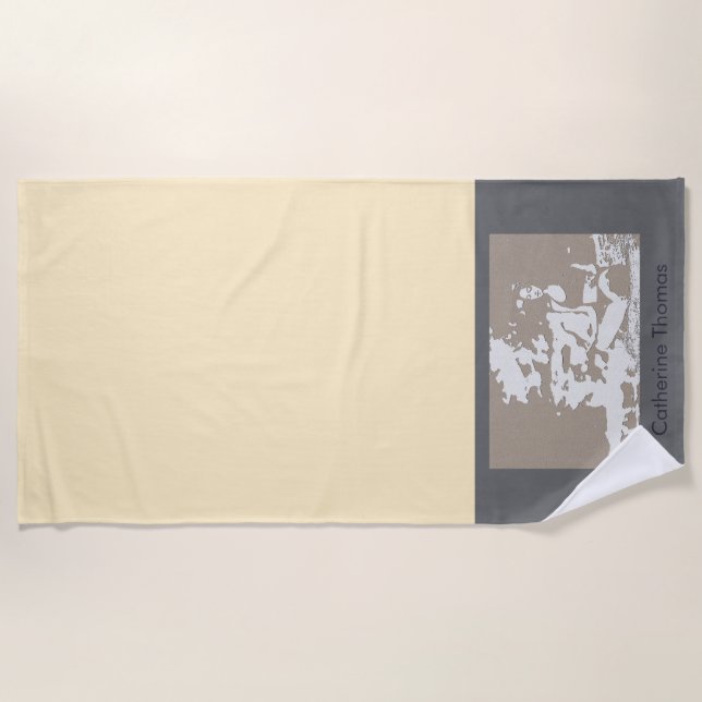 My Favorite Yoga Teacher Strandtuch (Vorderseite)