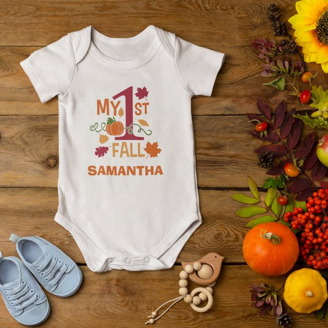 My First 1st Fall Autumn Thanksgiving  Baby Strampler (Von Creator hochgeladen)