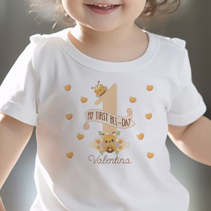 "my first beday" niedliches Shirt zum 1. Geburtsta