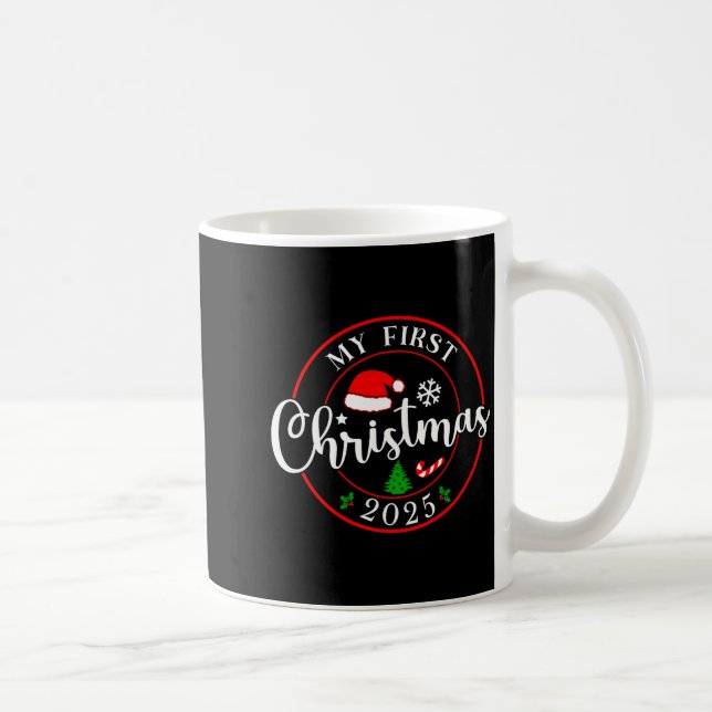 My First Christmas 2025 1st Christmas Family Match Kaffeetasse (Rechts)