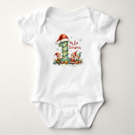 My First Christmas Baby Bodysuit Strampler