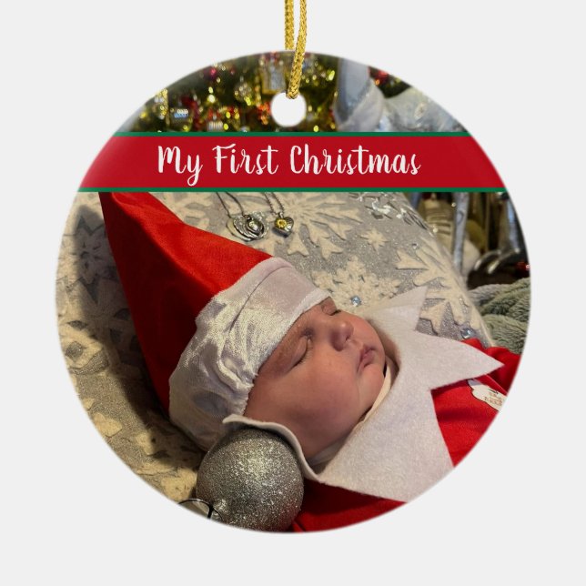 My First Christmas Ceramic Ornament (Vorne)