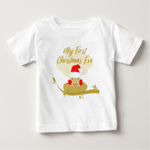 My First Christmas Eve Baby T-shirt