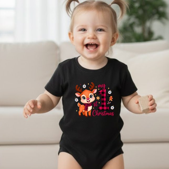 My First Christmas T-Shirt 2025 Baby Girl Strampler (Von Creator hochgeladen)
