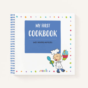 "MY FIRST COOKBOOK" Kids Recipe Spirituosen Notebo Notizbuch