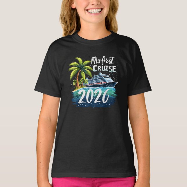My First Cruise 2026 T-Shirt (Vorderseite)