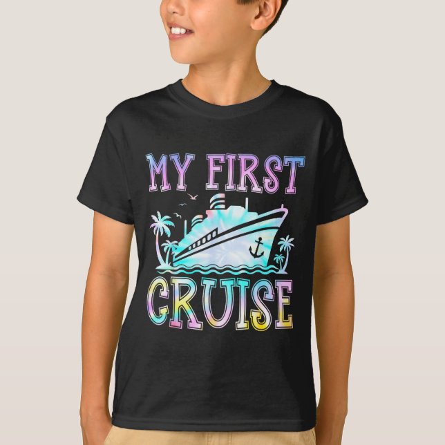 My First Cruise Cruise Ship First Time Cruise Vaca T-Shirt (Vorderseite)