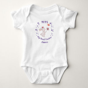 My first Easter 20XX baby name Strampler