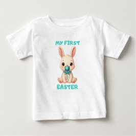 My First Easter – Cute baby bunny with pacifier T-shirt