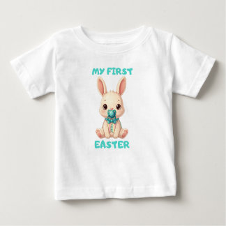 My First Easter – Cute baby bunny with pacifier T-shirt