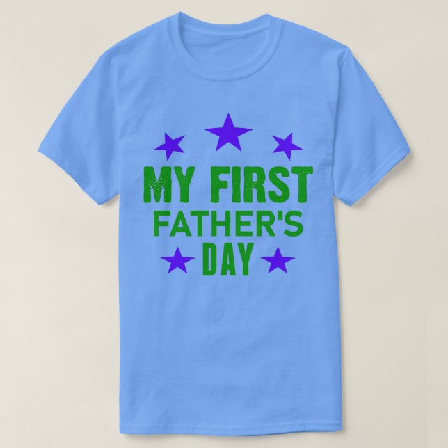 My First Fathers Day Triblend T-Shirt (Design vorne)