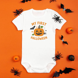 My First Halloween Cute Baby Bodysuit | Newborns  Strampler