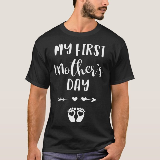 My First Mother s Day Pregnancy Announcement Expec T-Shirt (Vorderseite)