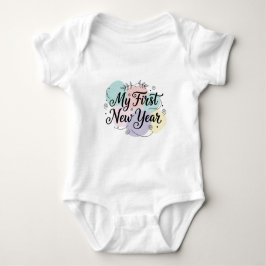 My First New Year 2026 Baby Cute New Year outfit Baby Strampler