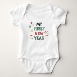 My First New Year 2026 Baby  Cute New Year outfit Baby Strampler