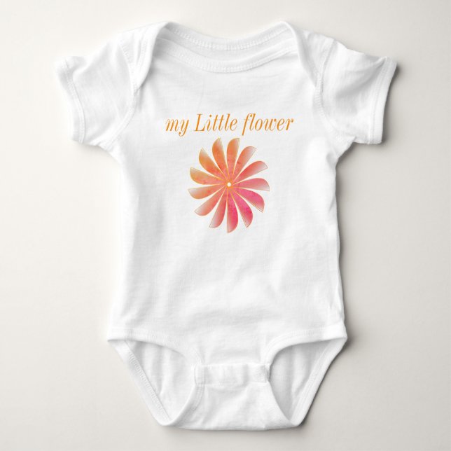 my flower Baby Bodysuit Baby Strampler (Vorderseite)