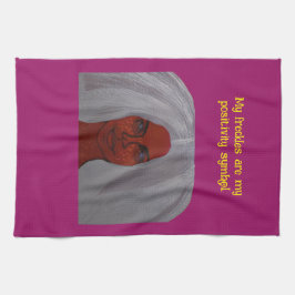 My Freckles Are My Positivity Symbol Kitchen Towel Geschirrtuch