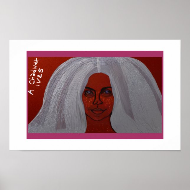 My Freckles Are My Positivity Symbol Poster (Vorne)