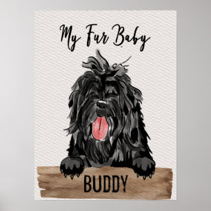 My Fur Baby Affenpinscher Mom  Poster