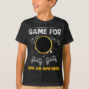 My Game Solar Eclipse 2024 Gaming Gamer Men Boys K T-Shirt
