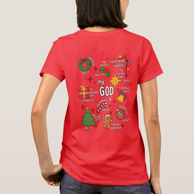 My God Is T-Shirt  (Rückseite)