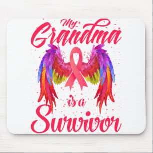 My Grandma Is A Survivor Breast Cancer Awareness Mousepad