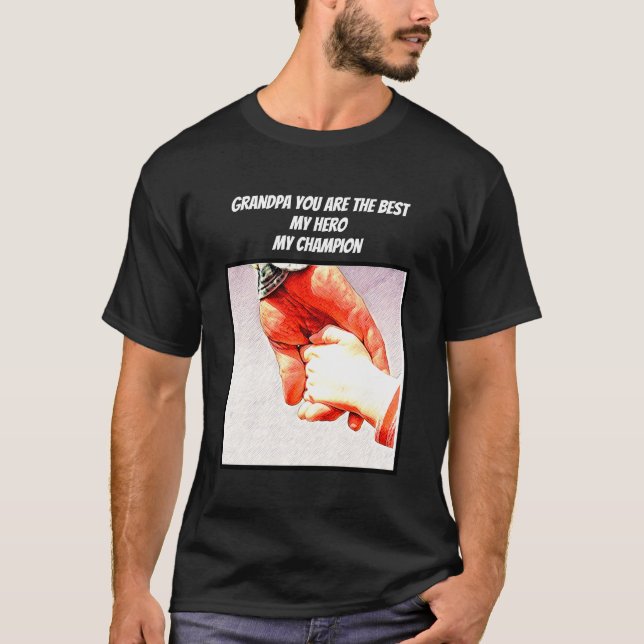 My grandpa is my hero T-Shirt (Vorderseite)