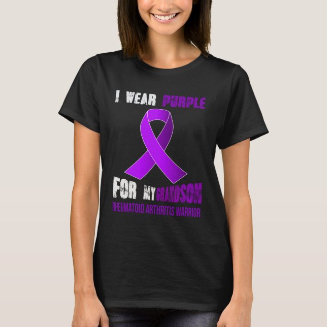 MY GRANDSON  MY RHEUMATOID ARTHRITIS WARRIOR T-Shirt (Vorderseite)