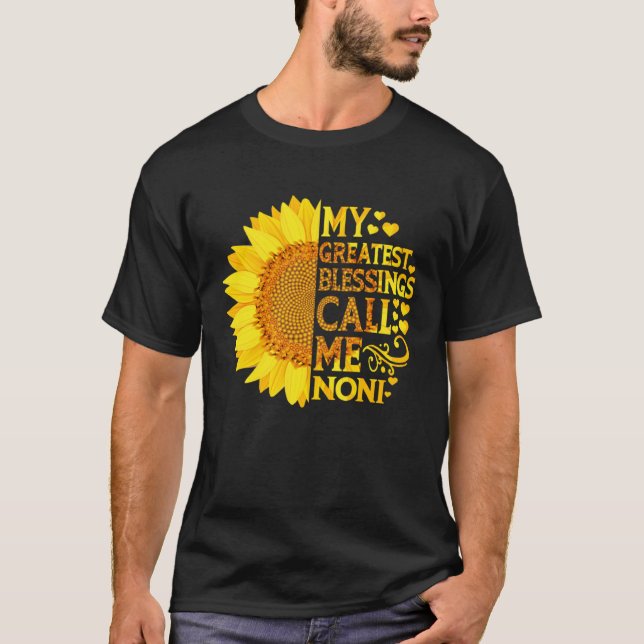 My Greatest Blessings Call Me Noni   Mother s Day T-Shirt (Vorderseite)