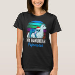 My Hanukkah Pajamakah Chanukah Pajamas Sloth Meno T-Shirt<br><div class="desc">My Hanukkah Pajamakah Chanukah Pajamas Sloth Menorah</div>