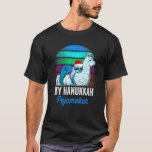 My Hanukkah Pajamakah Chanukah Pajamas Sloth Meno T-Shirt<br><div class="desc">Meine Hanukkah Pajamakah Chanukah Pajamas Sloth Menorah.</div>