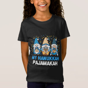 My Hanukkah Pajamakah Gnomes Channukah Judenknoten T-Shirt