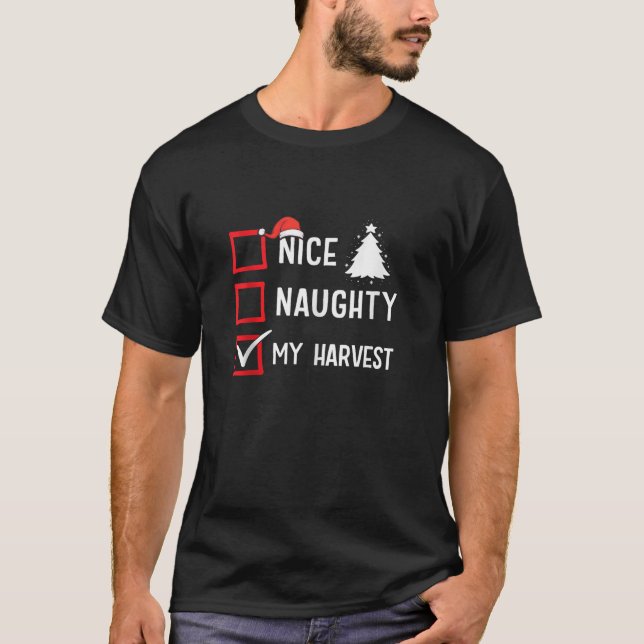 My Harvest Nice Naughty Christmas Harvester Tank T (Vorderseite)