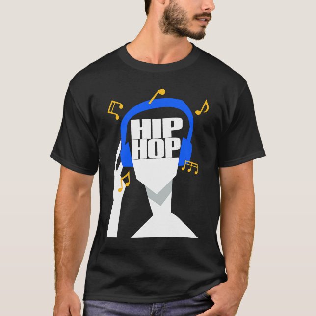 My headphones plays only Hip Hop  1 T-Shirt (Vorderseite)