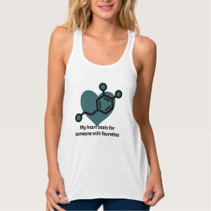 My heart beats for someone with Tourettes Tank Top