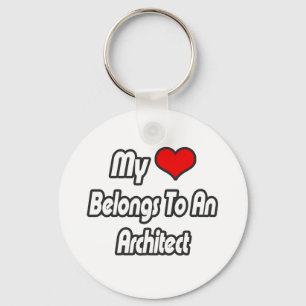 My Heart Belongs To An Architect Schlüsselanhänger