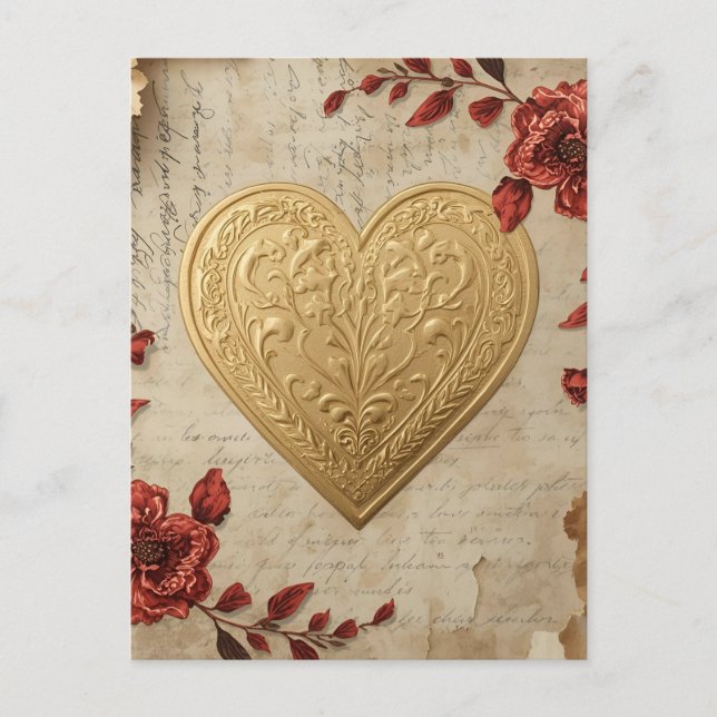 My Heart  Postkarte (Vorderseite)