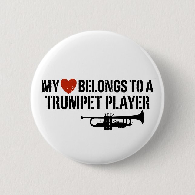 My Heart Trumpet Player Button (Vorderseite)