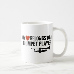 My Heart Trumpet Player Tasse
