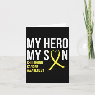 My Held My Son Childhood Cancer Awareness T-Shirt Karte
