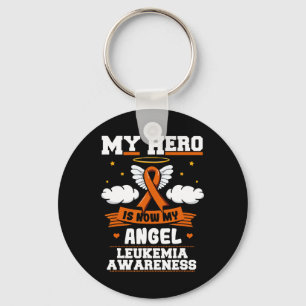 My Hero Is Now My Angel Leukemia Green Ribbon Clou Schlüsselanhänger