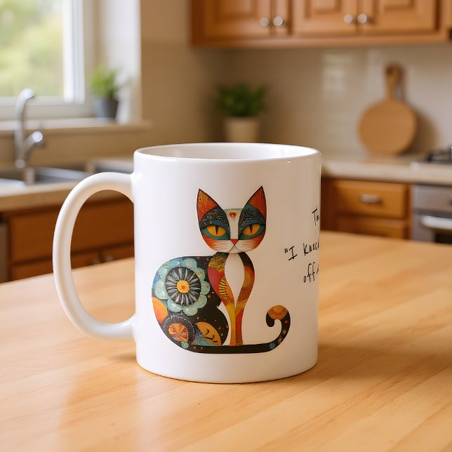 My "I Knocked Something off the Table" Face Cat  Kaffeetasse (Von Creator hochgeladen)