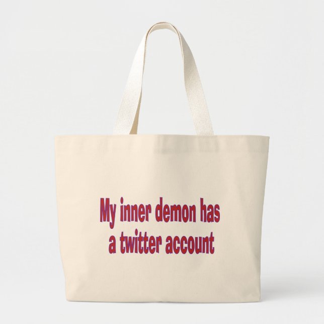 My inner demon große Tragetasche (Vorne)