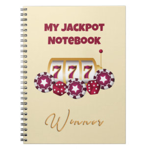 My Jackpot Spiral Notebook Notizblock