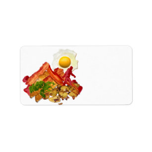 My Ketschup Gone Squatchin for Bacon Decor Adressaufkleber