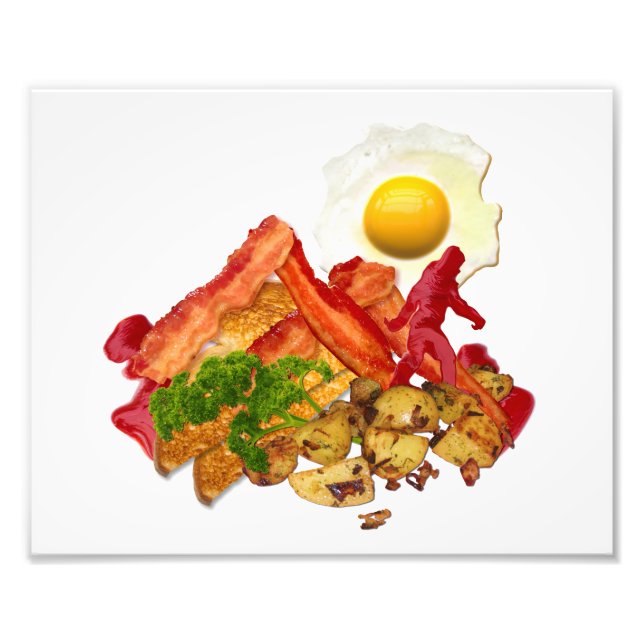 My Ketschup Gone Squatchin for Bacon Decor Fotodruck (Vorne)