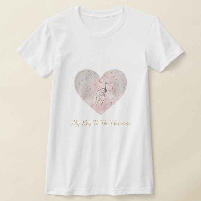 "My Key To The Universe T-Shirt - Elegant (Ablage )