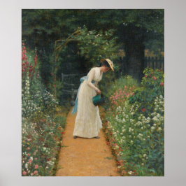 My Lady's Garden Leighton Poster