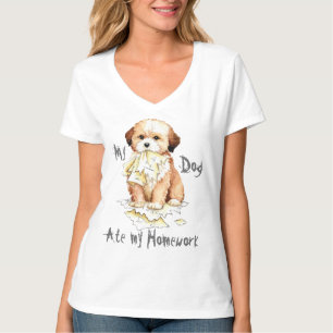 My Lhasa Apso Ate My Hausaufgaben T - Shirt